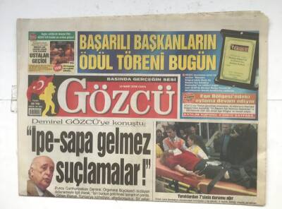 Gözcü Gazetesi 10 Mart 2006 - Kelkit Çayına Uçan Otobüste 28 Kişi Boğuldu GZ8286 - 1