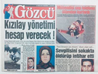 Gözcü Gazetesi 11 Ekim 2003 - İngilizleri Yenilgi Korkusu Sardı Bastır Türkiye GZ43138 - 1