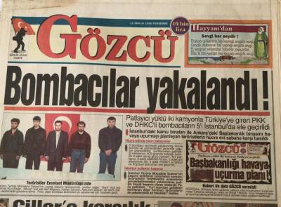Gözcü Gazetesi 12 Aralık 1996-Susurluk Kamyonu CHPnin Kamyonu Oluyor GZ45552 - 2