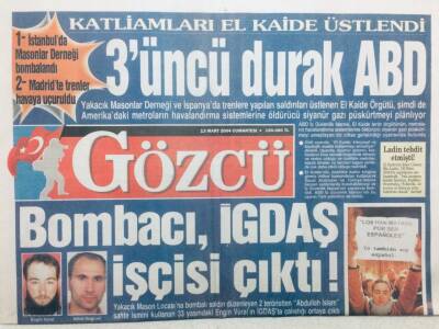 Gözcü Gazetesi - 13 Mart 2004 - Bombacı İgdaş İşçisi Çıktı GZ46050 - 1
