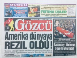 Gözcü Gazetesi - 13 Nisan 2004 - Amerika Dünyaya Rezil Oldu GZ46051 - 2
