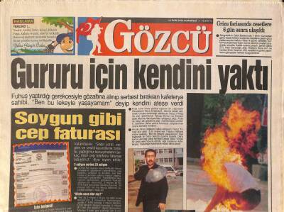 Gözcü Gazetesi 14 Ekim 2000 - Alaattin Çakıcı Ben Kimseye Talimat Vermedim GZ93805 - 1