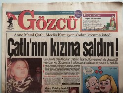 Gözcü Gazetesi 14 Şubat 1997 Çatlının Kızına Saldırı -GZ44766 - 2
