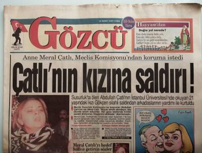 Gözcü Gazetesi 14 Şubat 1997 Çatlının Kızına Saldırı -GZ44766 - 2