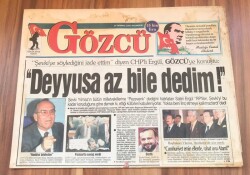 Gözcü Gazetesi 14 Temmuz 1997 - Deyyusa Az Bile Dedim GZ1704 - 2