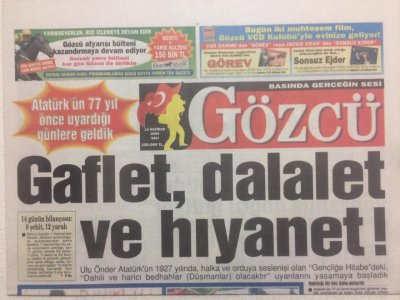 Gözcü Gazetesi 15 Haziran 2004 - Mahsun Kırmızıgül Rekorları Yine Alt Üst Etti GZ24304 - 1