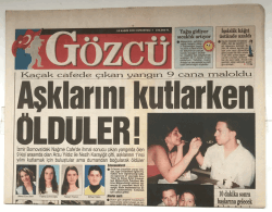 Gözcü Gazetesi 15 Kasım 2003 - Irak Cehennemi Vietnamı Geçti ! GZ5533 - 1