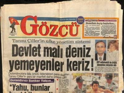 Gözcü Gazetesi 15 Mayıs 1996 - Türkan Şorayın Kızı Yağmur 11 Yaşında ! - Ajda Pekkan Fena Dolandırıldı GZ123127 - 1