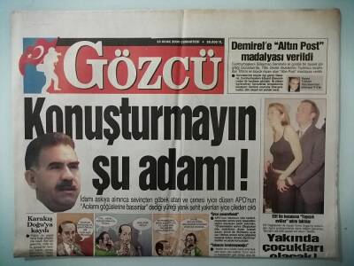 Gözcü Gazetesi 15 Ocak 2000 Serdar Ortaç İyice Azıttı -GZ14875 - 1