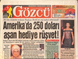 Gözcü Gazetesi 15 Ocak 2005 - Sarıyer Katliamının Sır Kapısı Bulundu - Baykal'a Darbe Üstüne Darbe GZ2542 - Gökçekoleksiyon