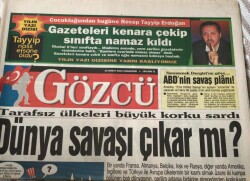 Gözcü Gazetesi 15 Şubat 2003-Diyanet İşleri BaşkanıEstetik Yaptırmak İslama Aykırı GZ45589 - 1