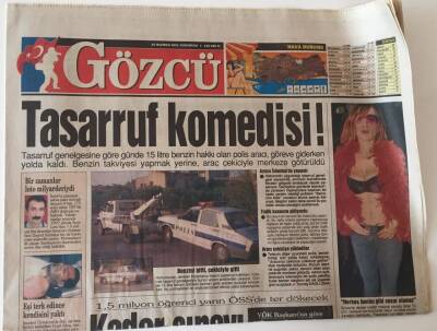Gözcü Gazetesi - 16 Haziran 2001 - Tasarruf Komedisi ! - GZ43756 - 2