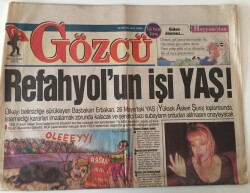 Gözcü Gazetesi - 16 Mayıs 1997 - Başbakan Erbakanın İşi Yaş ! - GZ43942 - 2