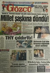 Gözcü Gazetesi 17 Eylül 1997-Susurluku İktidar Değil Halk Çözecek GZ45386 - 2