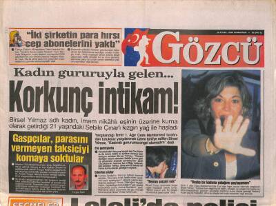 Gözcü Gazetesi 18 Eylül 1999 - Ajda Pekkan Hamamda Yakalandı GZ109328 - 1