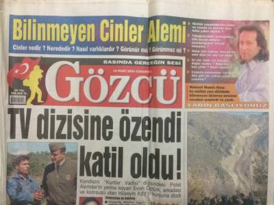 Gözcü Gazetesi 19 Mart 2005 - Türkiyenin Kalbi Çanakkalede Attı GZ29848 - 1