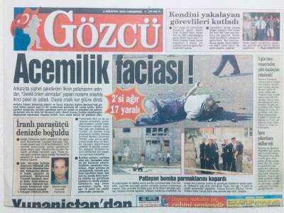 Gözcü Gazetesi 2 Ağustos 2003 - Ağar Atama Skandalı Sürüyor GZ43142 - 1