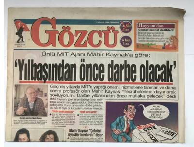 Gözcü Gazetesi 2 Aralık 1996 - Yılbaşından Önce Darbe Olacak GZ2320 - 2