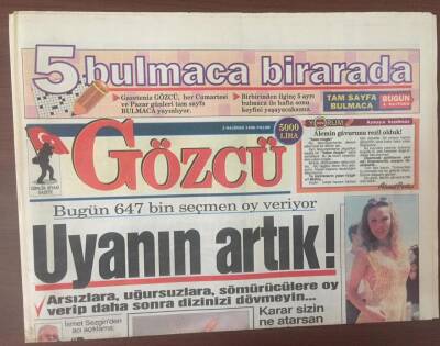 Gözcü Gazetesi 2 Haziran 1996 - Büyük Marketler Bakkalları Yutuyor GZ6988 - 1