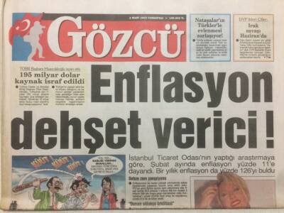 Gözcü Gazetesi 2 Mart 2002 - Emel Sayın Ben Çapkın Bir Kadınım GZ47977 - 1