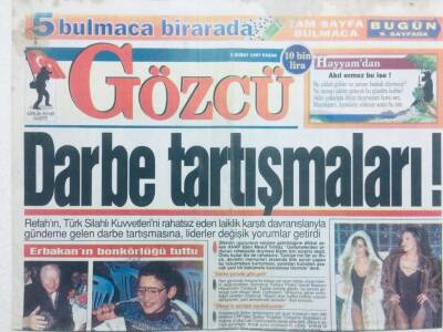 Gözcü Gazetesi 2 Şubat 1997 - Türkan Şorayı Güzelleştiren Aşk GZ43144 - 1