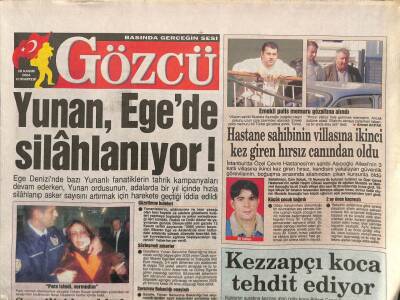 Gözcü Gazetesi 20 Kasım 2004 - Hastane Sahibinin Villasına İkinci Kez Giren Hırsız Canından Oldu GZ84852 - 1