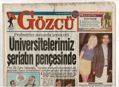 Gözcü Gazetesi 20 Mart 1997 - Levent Kırca Politikacılarımızın Sayesinde Ekmek Paramızı Kazanıyoruz GZ48094 - 1