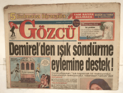 Gözcü Gazetesi 22 Şubat 1997 - Akşenerin Başı Dertte! GZ5117 - 1