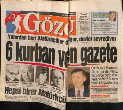 Gözcü Gazetesi 23 Ekim 1999 - Şevval Sam Ayıp Etti GZ116229 - 1