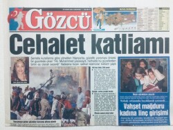 Gözcü Gazetesi 23 Kasım 2002 - Cehalet Katliamı GZ43158 - 2