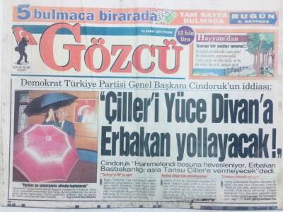 Gözcü Gazetesi 23 Şubat 1997 - Sibel Can Kocasına Beş Kuruş Yedirmiyor GZ43147 - 1