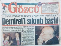 Gözcü Gazetesi - 24 Haziran 1996 - Demireli Sıkıntı Bastı GZ46049 - 2