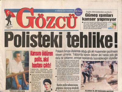Gözcü Gazetesi 25 Ağustos 1997 - İbrahim Tatlısesten Baykala Övgü - Tansu Çiller , Yenilmeye Doymayan Pehlivan Gibi ! GZ92161 - 1