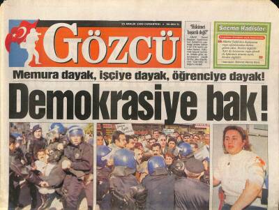 Gözcü Gazetesi 25 Aralık 1999 - Yunan Toprağına Türk Çıkartması ,Harç Bitti Yapı Paydos GZ95032 - 1