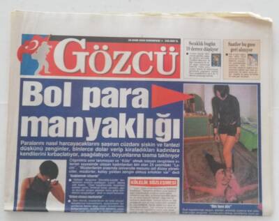 Gözcü Gazetesi 25 Ekim 2003 - Hülya Avşarın 8 Sırrı- GZ45951 - 1