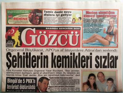 Gözcü Gazetesi 25 Haziran 2005 Nazım Hikmet İçin Sahneye Çıktılar - GZ44106 - 1