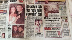 Gözcü Gazetesi 25 Şubat 1997 - Orhan Gencebayın Oğlu Ben Resmi Nikah Yapacağım dedi GZ96787 - 2
