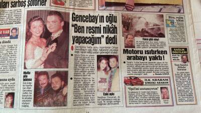 Gözcü Gazetesi 25 Şubat 1997 - Orhan Gencebayın Oğlu Ben Resmi Nikah Yapacağım dedi GZ96787 - 2