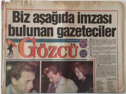 Gözcü Gazetesi 26 Kasım 1996 - Mesut Yımaz Saldırıya Uğradı GZ13841 - 1