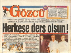 Gözcü Gazetesi 27 Ağustos 1996 - Serpil Çakmaklı'nın Gizli Dünyası - 52 Yaşındaki İsveçli Dul 25 Yaşındaki Türk Gencine Abayı Yaktı GZ2651 - Gökçekoleksiyon