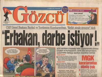 Gözcü Gazetesi 27 Mart 1997 - Gülay Atığ , Emrahın Klibinde Oynayacak GZ93647 - 1