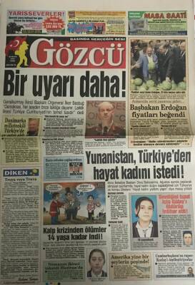 Gözcü Gazetesi 28 Mayıs 2004-Yunanistan ,Türkiyeden Hayat Kadını İstedi ! GZ45476 - 1