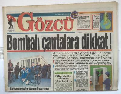 Gözcü Gazetesi 31 Ekim 1996 - Erbakan , Çillerden 10 Milyar Lira İstiyor GZ7852 - 1