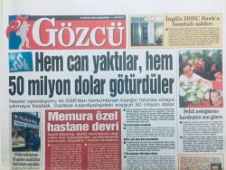 Gözcü Gazetesi 31 Mayıs 2003 - Memura Özel Hastane Devri GZ43169 - 1