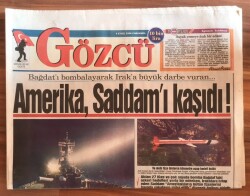Gözcü Gazetesi 4 Eylül 1996 - Amerika, Saddamı Kaşıdı GZ1809 - 1