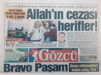 Gözcü Gazetesi - 4 Kasım 2000 - Mesut Yılmaz Yunanistanda Günün Adamı Oldu GZ46859 - 1
