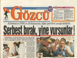 Gözcü Gazetesi 5 Ağustos 1996 - Türkan Şoray'a Ahlaksız Teklif - Seren Serengil'İn Gizli Dünyası GZ3830 - Gökçekoleksiyon