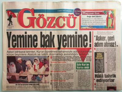 Gözcü Gazetesi 5 Mart 1997 DYPde İsyan Büyüyor - GZ44109 - 2
