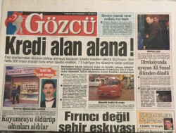 Gözcü Gazetesi 6 Aralık 2003 -Erbakana İkinci Darbe Rumuz Meselesi GZ45037 - 1