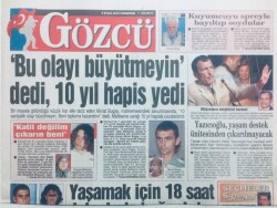 Gözcü Gazetesi 6 Eylül 2003 - Recep Yazıcıoğlu Milyonların Sevgisini Kazandı GZ43164 - 1